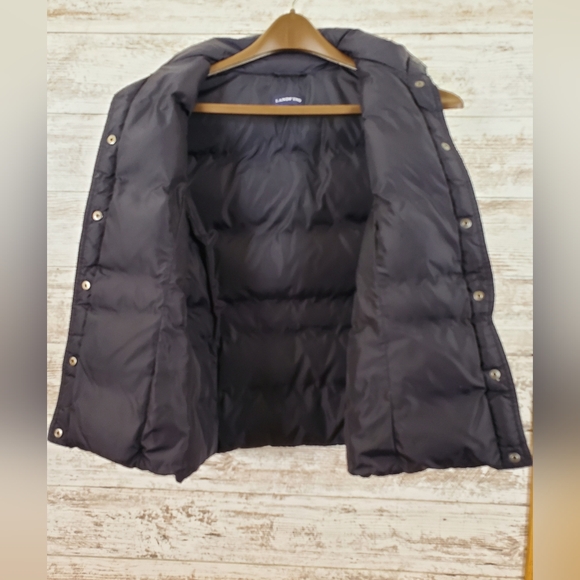 Land's End Navy Blue Down Puffer Vest - Picture 4 of 10
